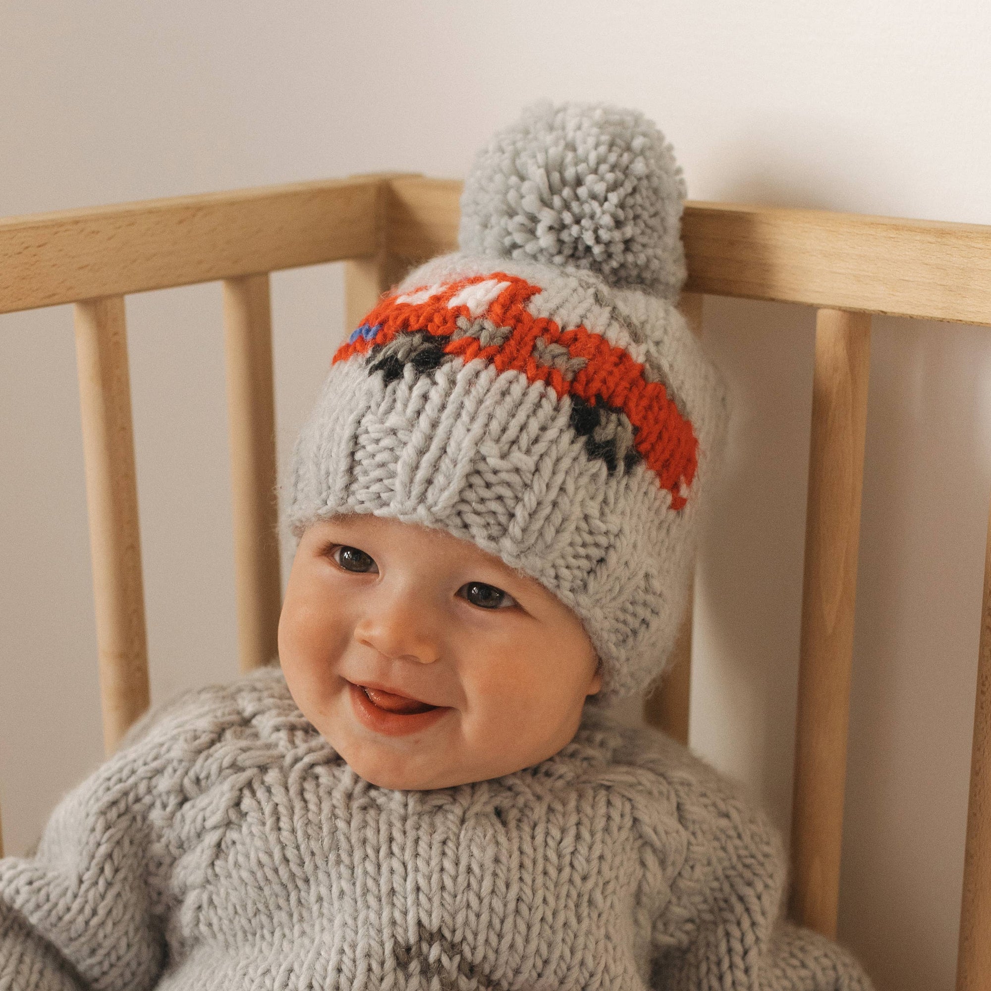 Fire Engine Winter Hat Beanie Hat Baby & Kids