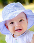 Light Blue Stripe Seersucker Bucket Hat Baby & Toddler