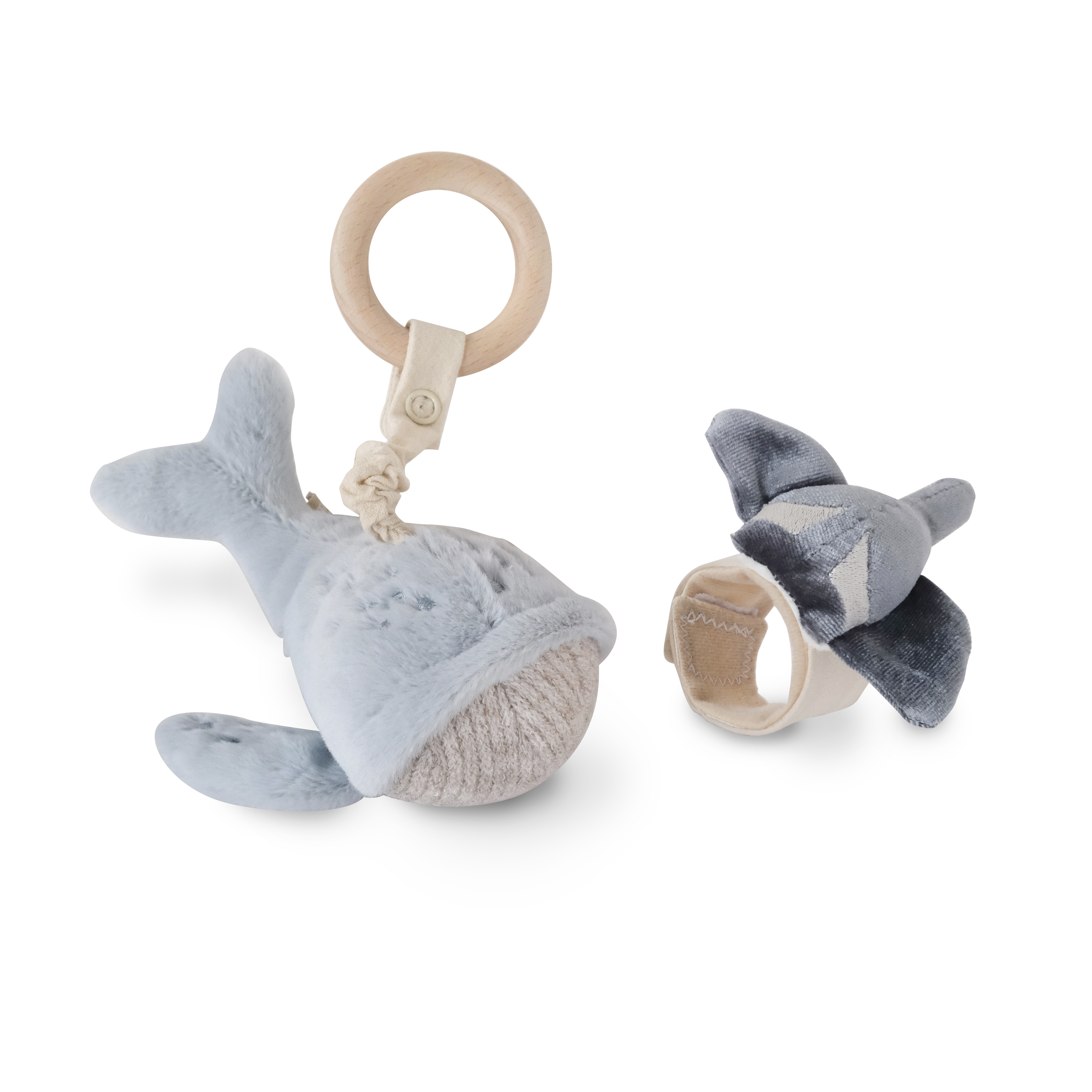 7058. パステル・baby ベビー オーナメント Whale Babu Rattle Set – Joy Street