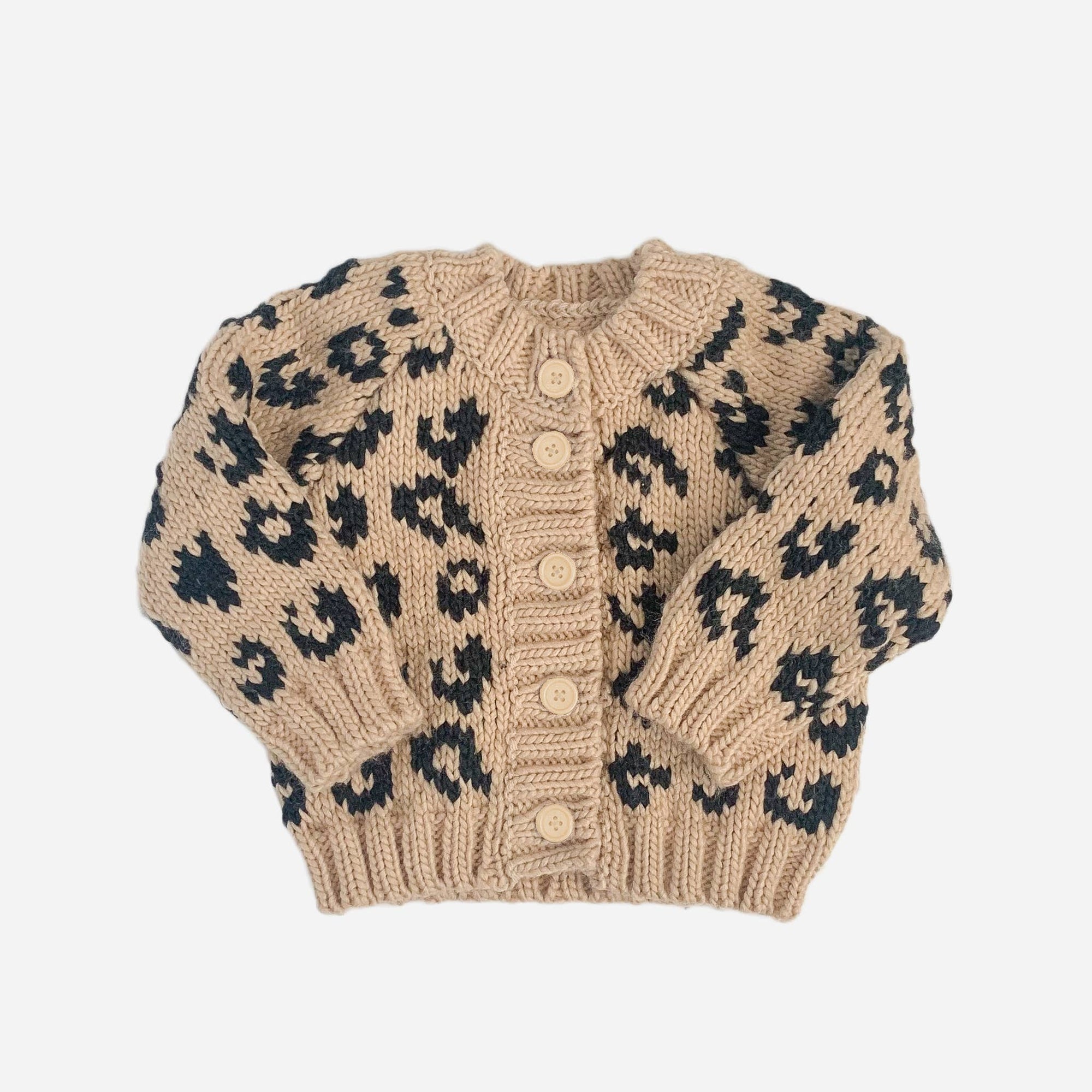 Leopard Animal Print Baby & Kids Cardigan Sweater