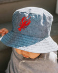 Lobster Chambray Bucket Hat Baby & Toddler