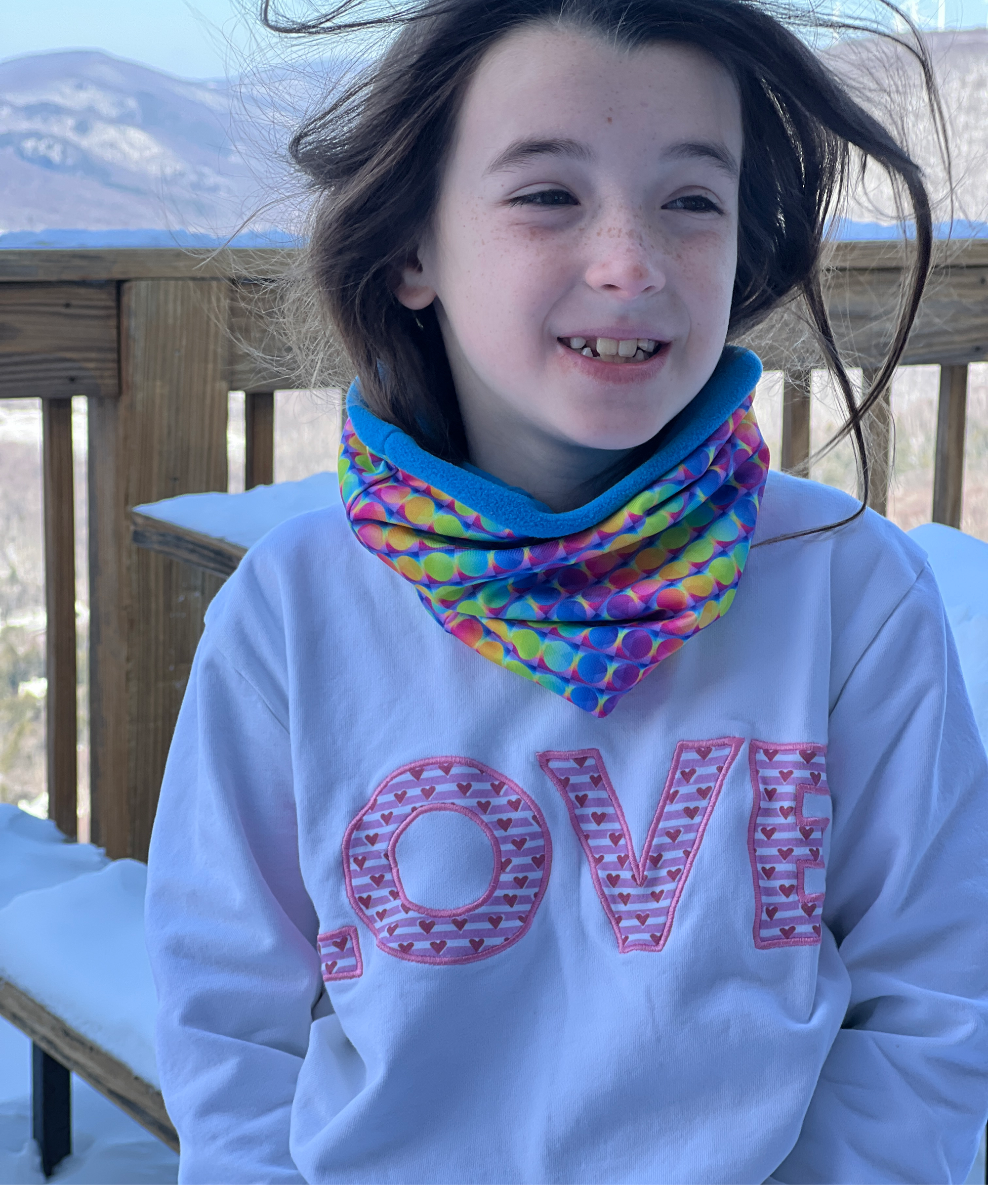 LOVE Sailor Hearts Crewneck Sweatshirt