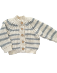 Rib Knit Stripe Cardigan