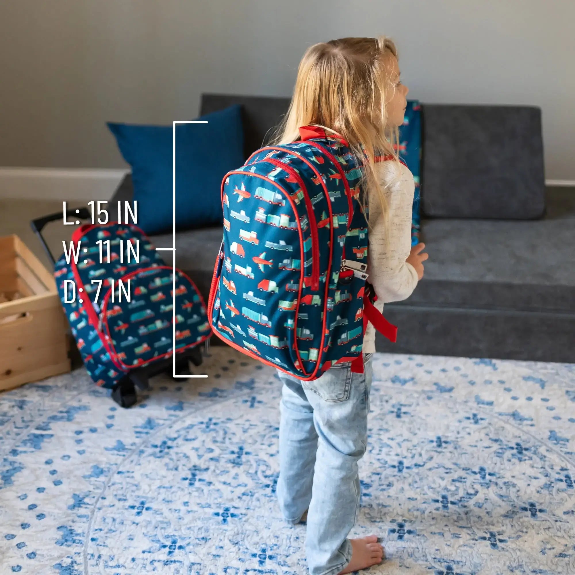 Transportation 15 Inch Backpack