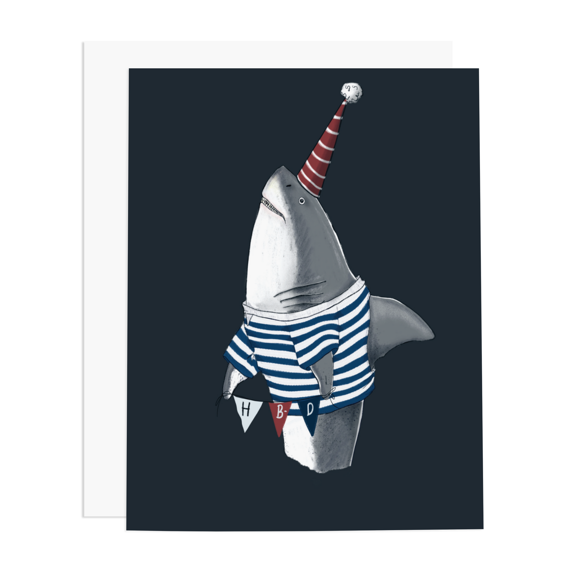 Shark Hbd Greeting Card