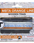 Boston MBTA Orange Line Wooden Toy Train