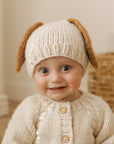 Puppy Dog Knitted Baby Hat