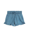 Organic Baby & Kids Callie Chambray Ruffle Waist Shorts