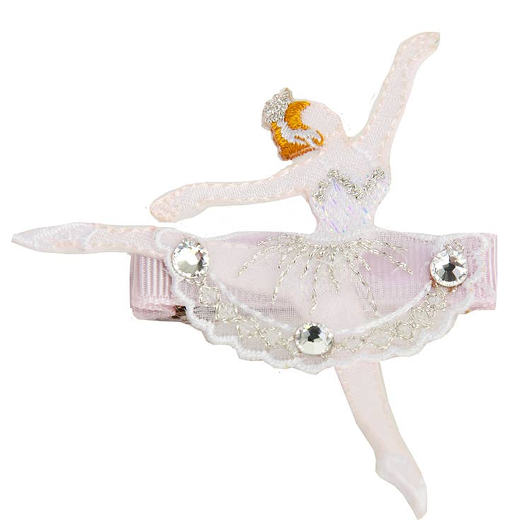 Ballerinas Clip: Pink w/ blonde