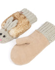 Kids Bunny Rabbit Knit Mittens
