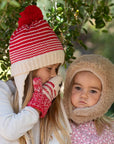 Baby Toddler Soft Knit Earflap Hat with Chin Strap