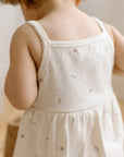 Organic Baby Soleil Pointelle Bodysuit Dress - Pia Floral