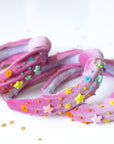 Beaded Headband - Happy Hues