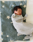 DOUBLE-LAYER BAMBONI® MINI BLANKETS: Elephant Double Layer