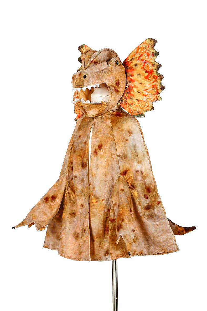 Dilophosaurus Dragon Costume Cape for Kids sz 4–7 yrs