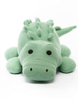 Large Organic Cotton Crocodile Plush Toy Green