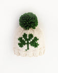 Shamrock St. Patrick's Day Hand Knit Beanie Hat