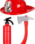 Fireman Costume Set for Children - Role-Play - (sz 4-7 yrs)