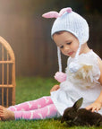 Hugbunny Pink Beanie Hat SALE: S (0-6 Months)