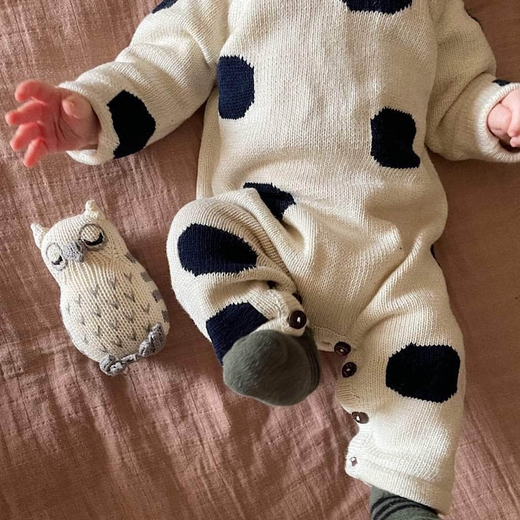 Owl Toy Baby Rattle