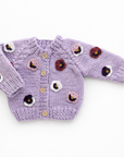 Pansy Cardigan Lilac for Baby & Toddler