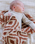 DOUBLE-LAYER BAMBONI® MINI BLANKETS: Elephant Double Layer