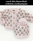 Bitty Blooms Blush Cardigan Sweater for Baby & Toddler