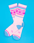 Taylor Is My Therapist Gym Crew Socks