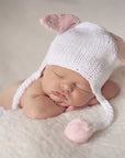 Hugbunny Pink Beanie Hat SALE: S (0-6 Months)