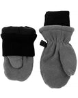 Jan & Jul Dark Grey Fleece Mittens