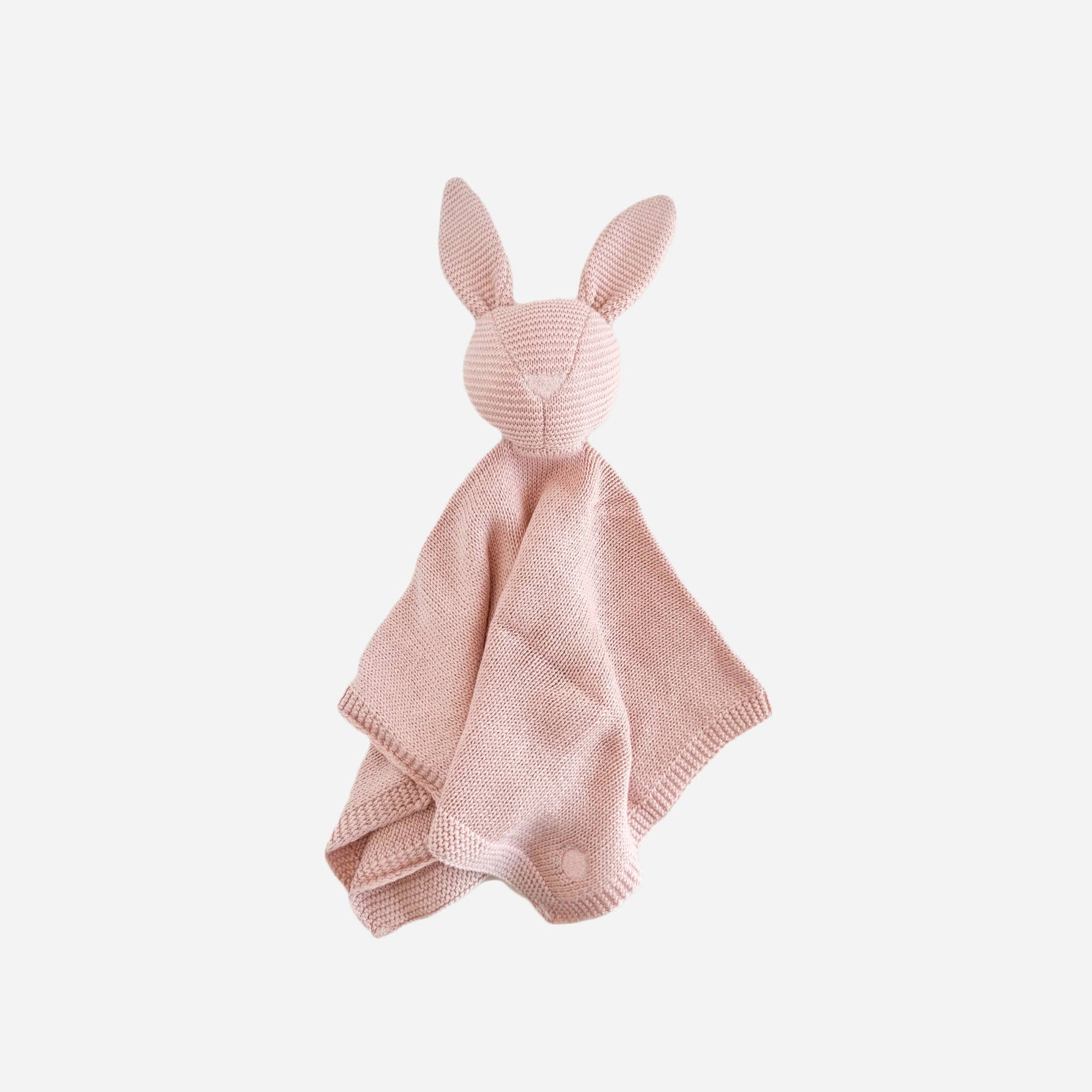 Lovey Bunny Pink Baby Blanket