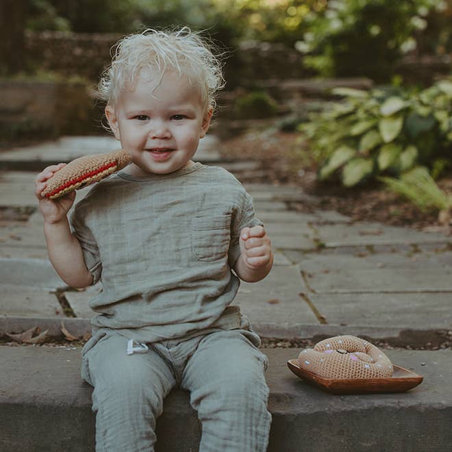 Pizza Slice Pretend Play Food Rattle