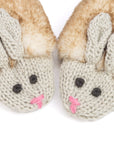 Kids Bunny Rabbit Knit Mittens
