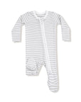 Angel Dear Basics Stripe Mineral 2 Way Zipper Footie