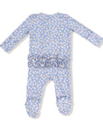 Angel Dear Country Calico 2 Way Zipper Ruffle Back Footie