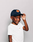 Basketball Patch Baseball Hat: Hunter Green / Toddler (1Y-4Y)