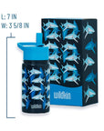 Sharks 14 oz Steel Bottle