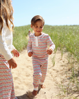Christmas Lobsters Two Piece Kids Henley Pajamas
