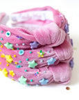 Beaded Headband - Happy Hues