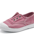 Cienta Washed Pink Slip On Shoes