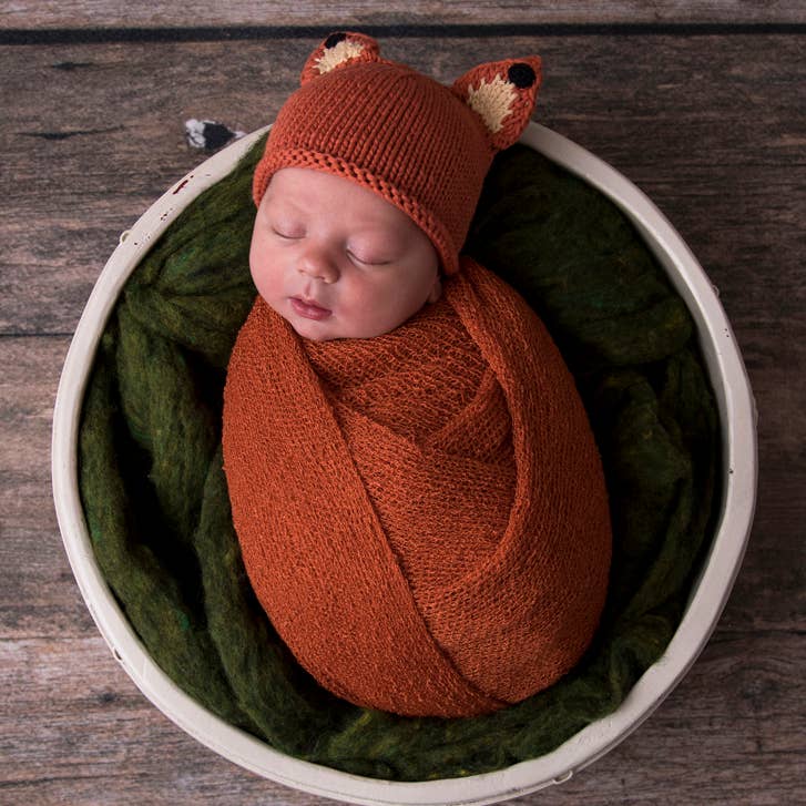 Newborn Baby Fox Beanie Hat