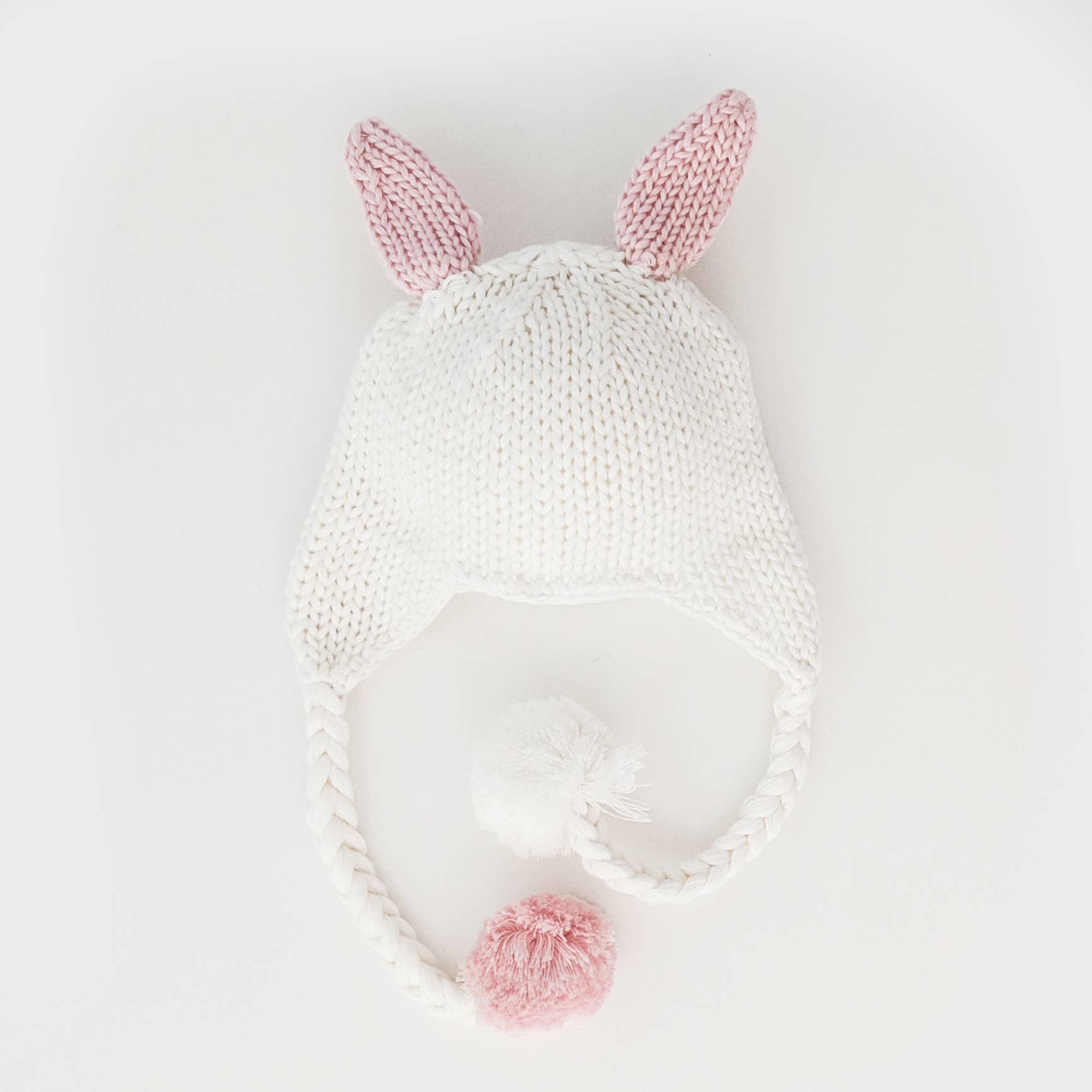 Hugbunny Pink Beanie Hat SALE: S (0-6 Months)