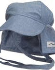 Kids UPF50+ Girls and Boys Original Flap Hat with Ties