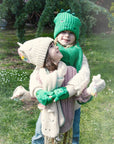 Rainbow Unicorn Knitted Hat 7-10 Years
