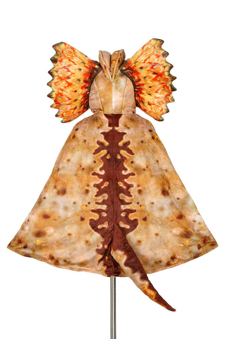 Dilophosaurus Dragon Costume Cape for Kids sz 4–7 yrs