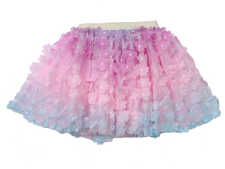 Ombre Flower Tutu: Pink / 2-6 year