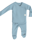 Bonsie Skin to Skin Babywear Footie - Ripple