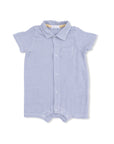 Angel Dear Micro Gingham Blue Blizzard - Polo Shortie