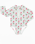 Rash Guard Swimsuit - Seaside Blooms