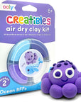 Creatibles D.I.Y. Air-Dry Clay Kit: Ocean BFFs (Set of 4)